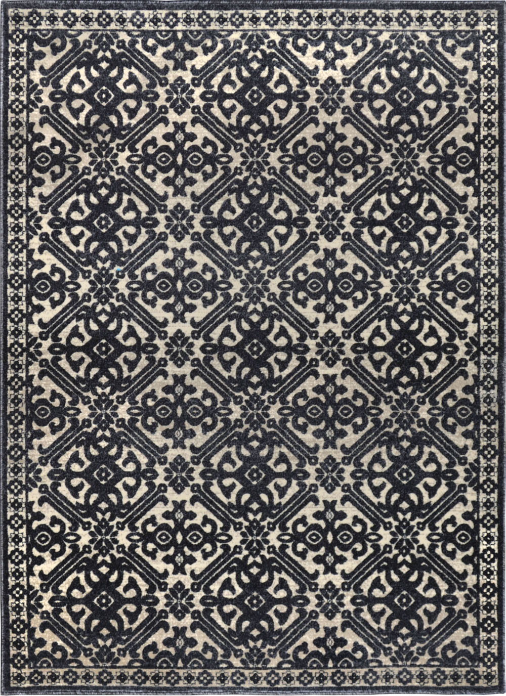 Size 5 Ft X 8 Area Accent Rugs Rectangle Sears Home Dynamix Fresco Area Rug 18105 451 Gray Lattice Filigree