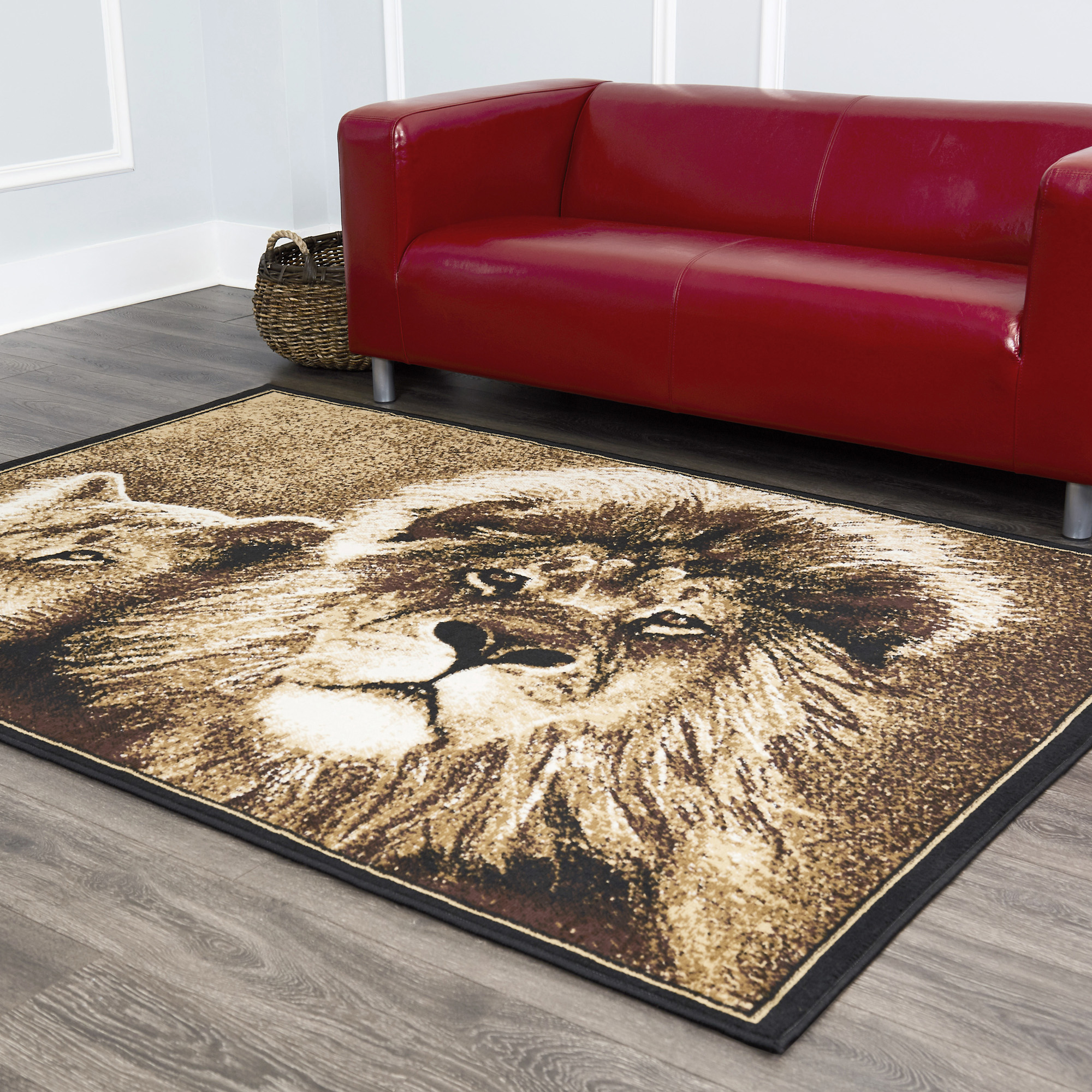 Area Rugs African Lion Lioness Big Cat, Carpet King Area Rugs