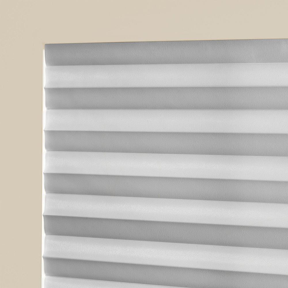 Achim Home Furnishing: Window Shades Room Darkening Cordless Vinyl White Pleated Shade - 48" W x 75" L (3 PACK)