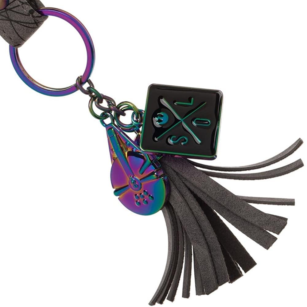 Bioworld Star Wars Han Solo PU Strap With Holographic Millennium falcon and Fringe Tassel