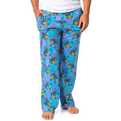 Seven Times Six Disney Mens' Lilo & Stitch Character Pineapple Sleep Pajama Pants