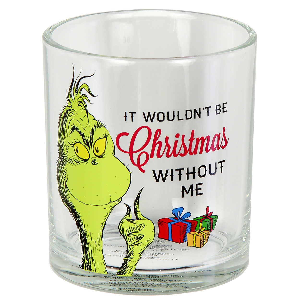 Bioworld Dr. Seuss The Grinch Drinking Glasses Set Of 4 10 Oz. (295 ml.)