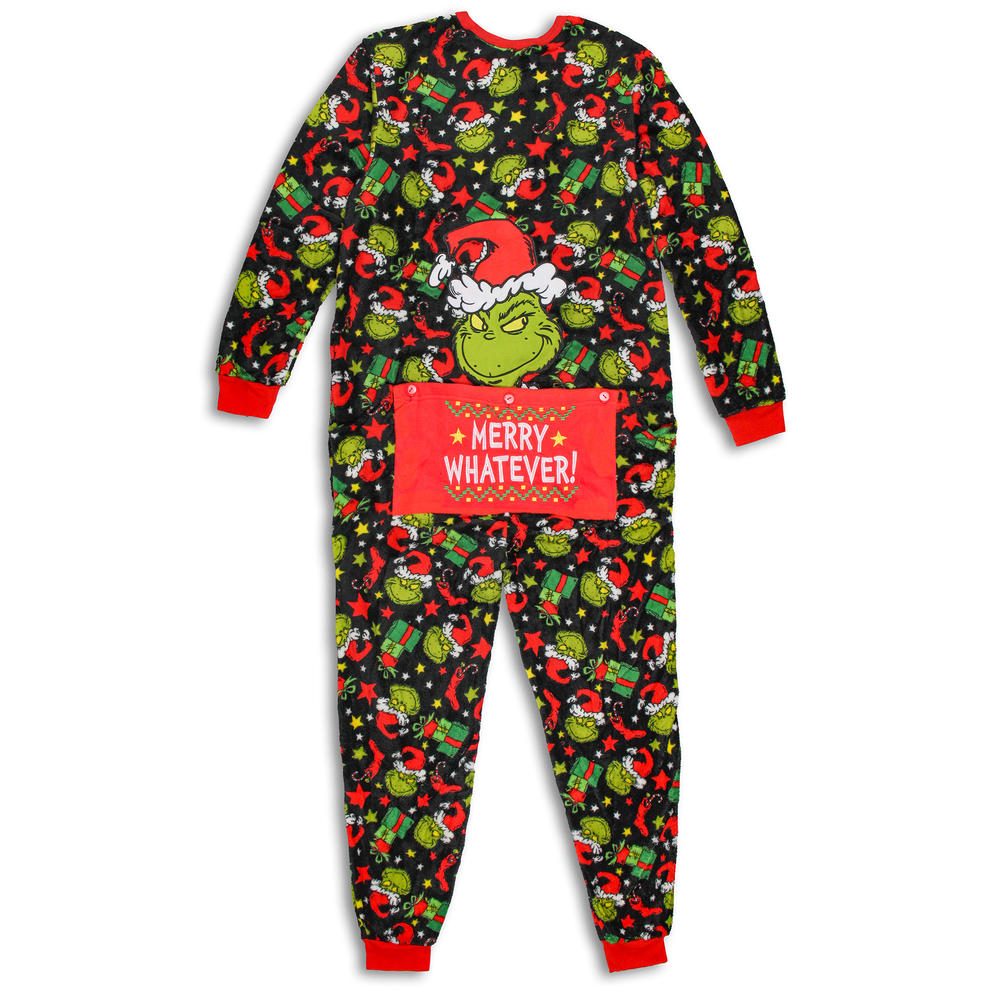 The Grinch Union Suit Pajamas One Piece Costume Women S M L XL 2X 3X Christmas The Grinch Union Suit Pajamas One Piece Costume Women S M L XL 2X 3X Christmas