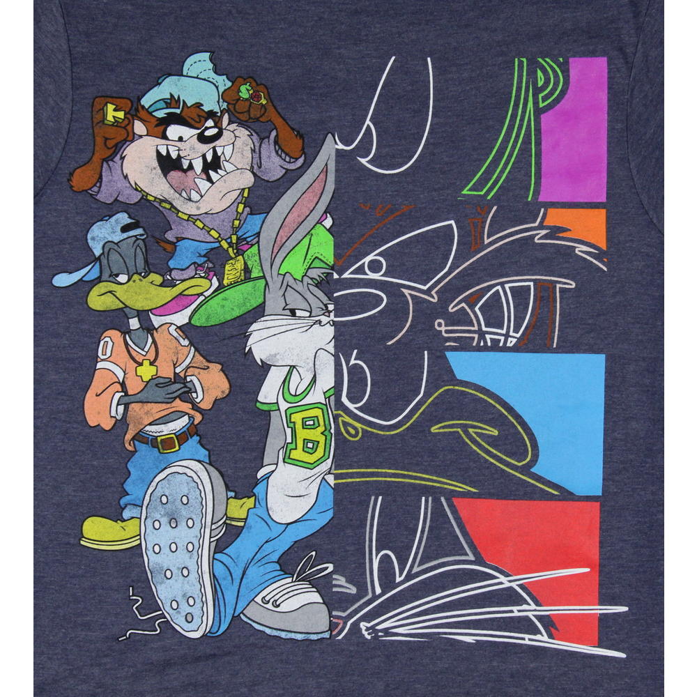 Seven Times Six Looney Tunes Men's Rapper Taz, Bugs and Daffy Old ...