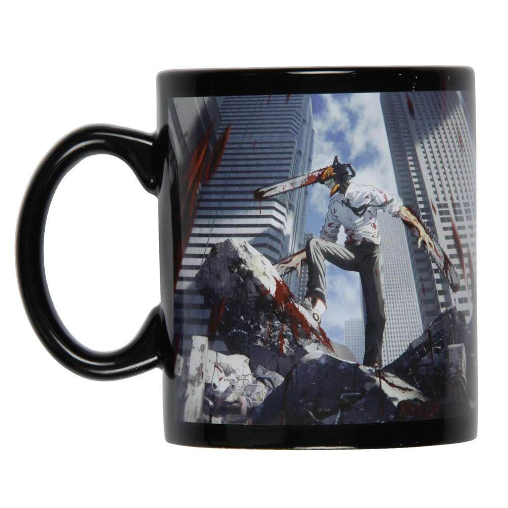 Just Funky Chainsaw Man Manga Anime 16 OZ. Ceramic Coffee Mug Tea Cup