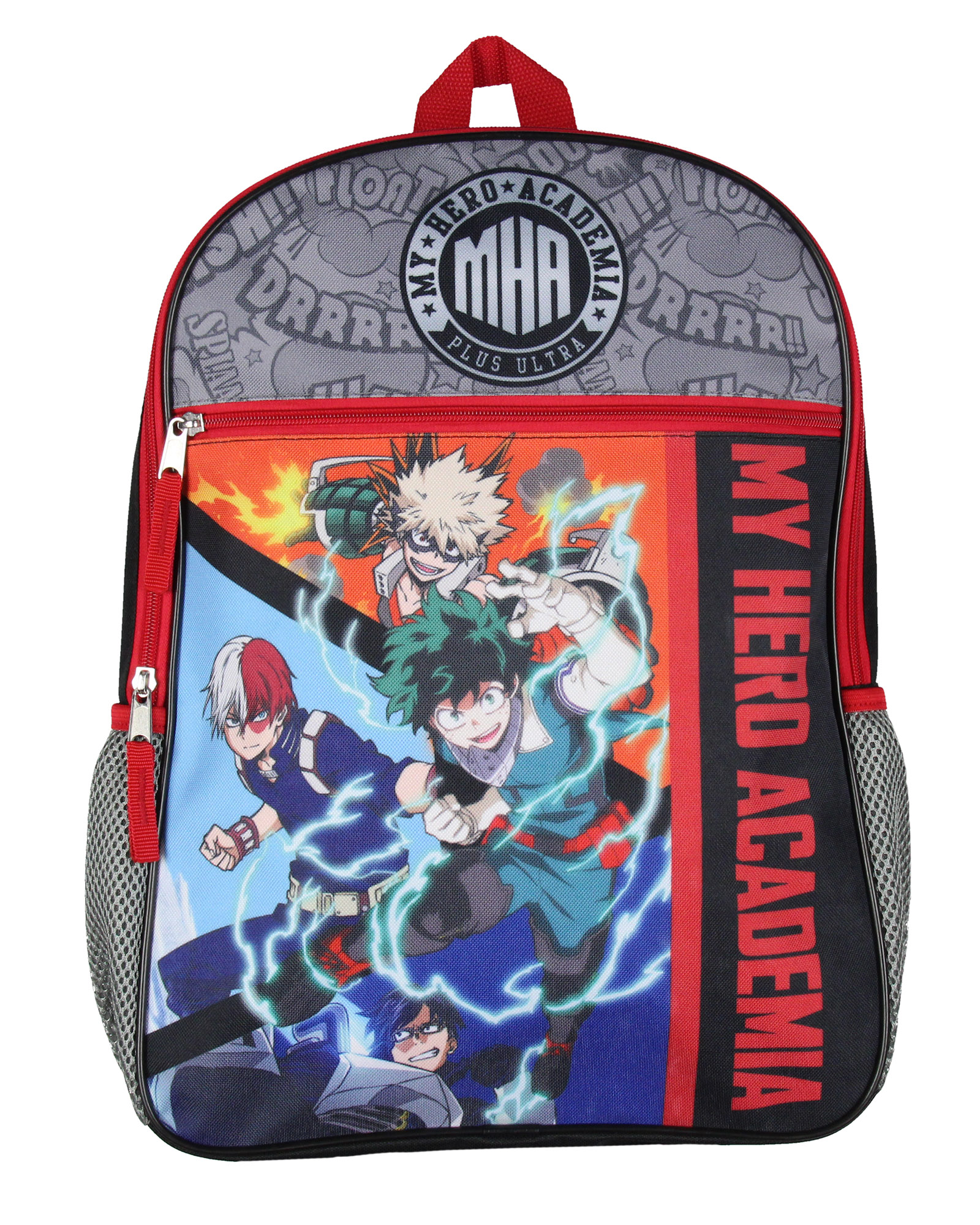 Bioworld My Hero Academia Backpack Anime Manga Deku Bakugo Shoto Todoroki School Travel Backpack
