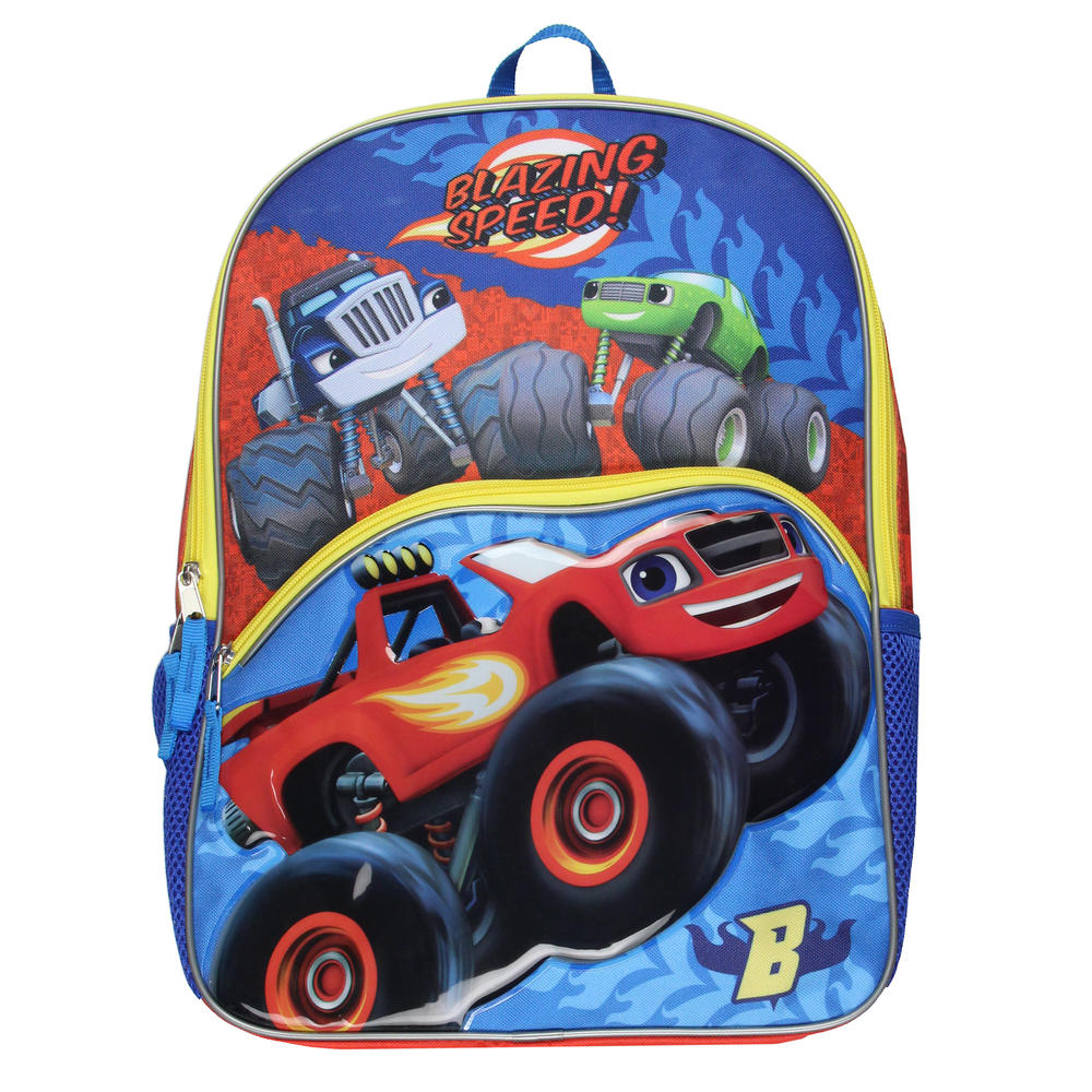 Bioworld Blaze and the Monster Machines Backpack 3D Blazing Speed School Travel Backpack