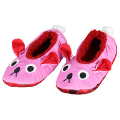 Bioworld A Christmas Story Pink Bunny Slippers with No-Slip Sole For Women Men