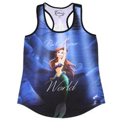 Disney The Little Mermaid Ariel & Ursula Sublimation Girls Tank Top