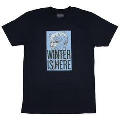 Isaac Morris Game of Thrones Shirt Men's Night King Winter Is Here graphic T-Shirt