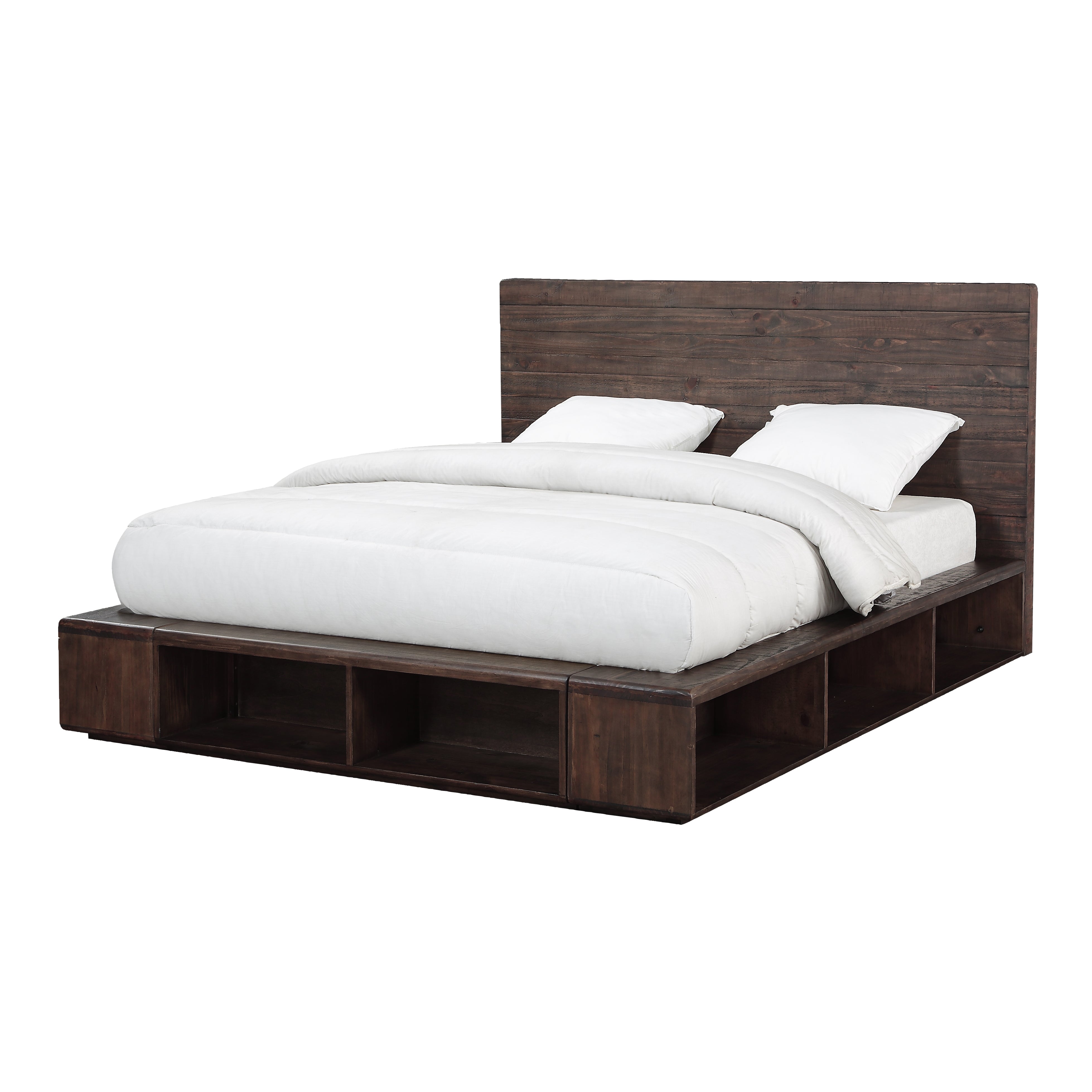 Modus Furniture Modus McKinney 5PC E King Platform Bedroom Set with Chest in Espresso Pine