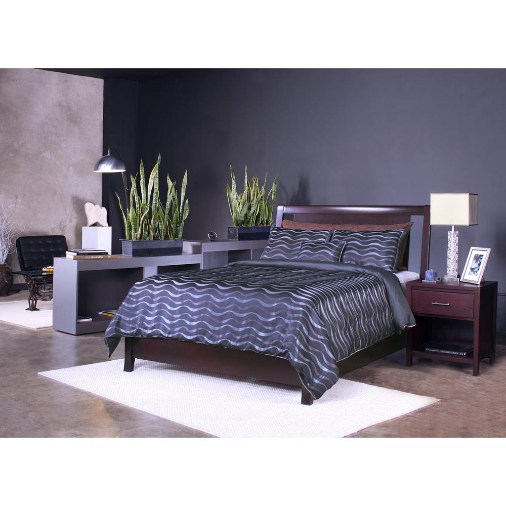 Modus Furniture Modus Nevis Cal King Storage Bed in Espresso