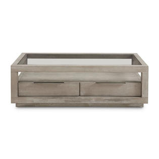 Modus Furniture Modus Oxford Two-Drawer Coffee Table in Mineral