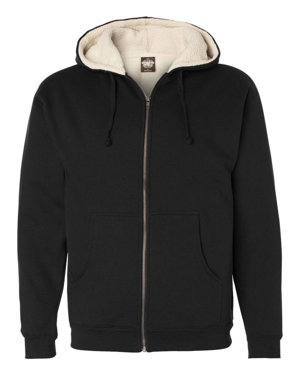 Independent Trading Co. EXP40SHZ Men's Sherpa Lined Full-Zip Hooded Sweatshirt