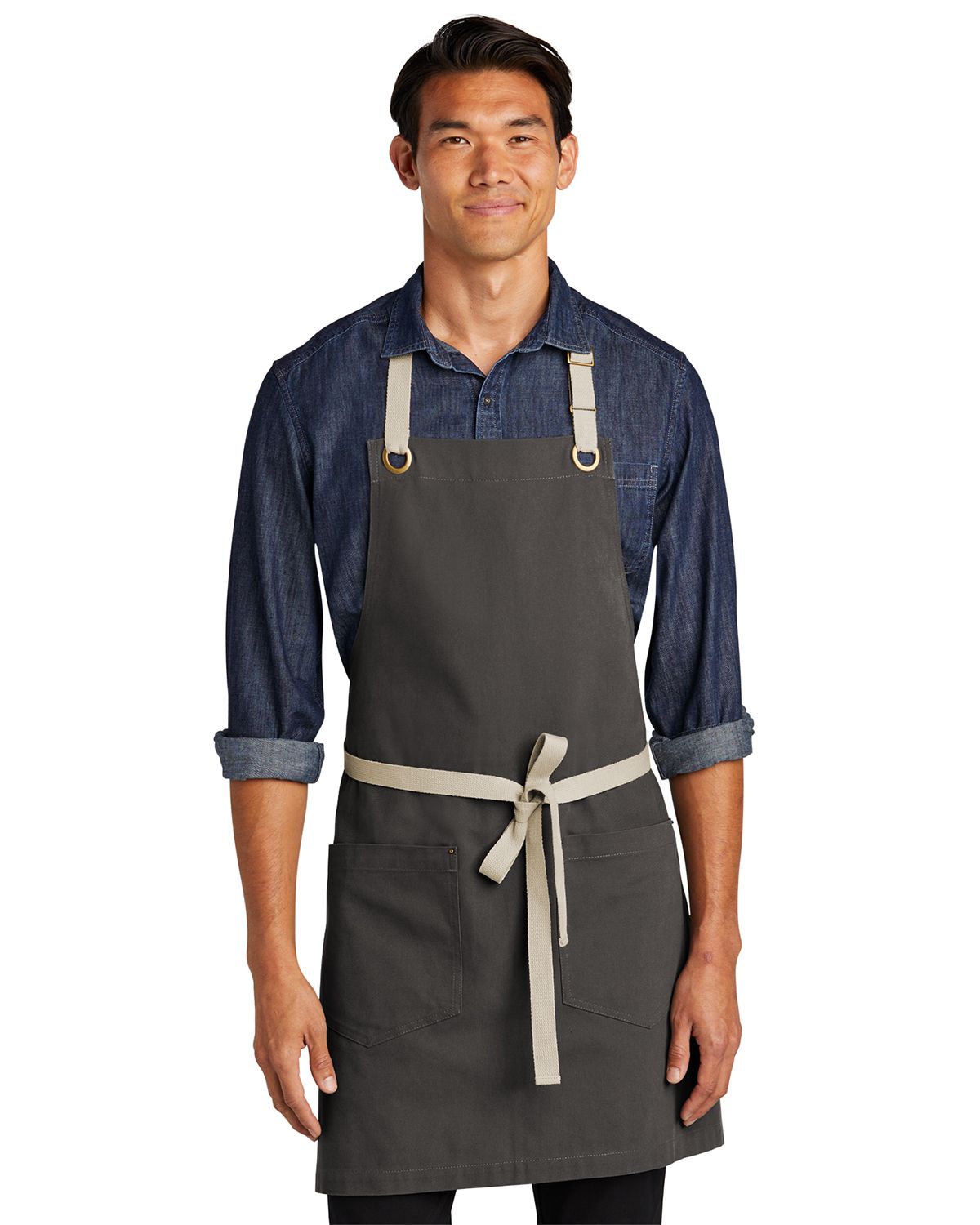 Port Authority A815 Canvas Full-Length Two-Pocket Apron