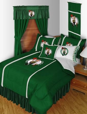 NBA Boston Celtics Twin Comforter & Sheet Set (4 Piece Bed In A Bag)