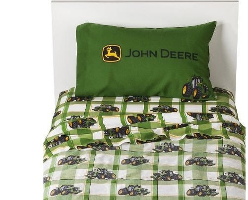 John Deere Tractor Boys Ta Twin Comforter Sheet Set 4 Piece