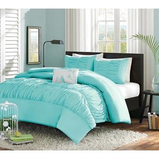 Loft Living Turquoise Blue Aqua Girls Full Queen Comforter Set