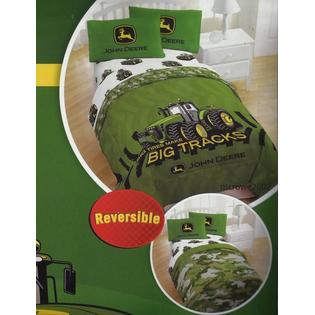 John Deere Tractor Boys Twin Comforter Sheet Set 4 Piece Bedding W