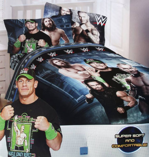 Wwe Industrial Strength Twin Comforter Sheet Set 4 Piece Bed In