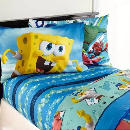 Nickelodeon Spongebob Squarepants, Spongebob Twin Bed In A Bag