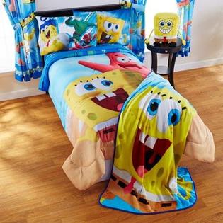 Nickelodeon Spongebob Squarepants Reversible Full Comforter Sheet Nickelodeon Spongebob Squarepants Reversible Full Comforter Sheet Set 5 Piece Bed In A Bag