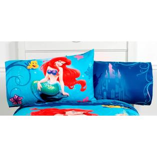 Disney's The Little Mermaid Twin Comforter & Sheet Set (4 Piece Girls