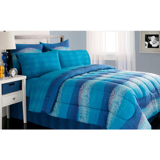 Island Living Blue Ocean Wave Boys Reversible King Comforter Set 8 Island Living Blue Ocean Wave Boys Reversible King Comforter Set 8 Piece Bed In A Bag