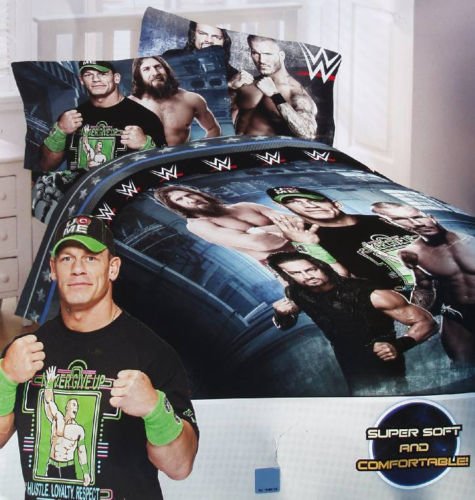 Wwe Industrial Strength Full Comforter Sheet Set 5 Piece Bed In