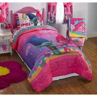 trolls bed cover