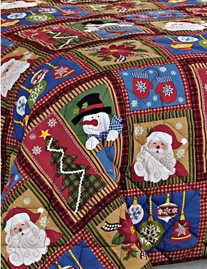 Anne stokes collection the protector quilt cover set range Holiday Home Christmas Santa Claus & Snowman Christmas Holiday Twin Quilt & Sham Set (2 Piece