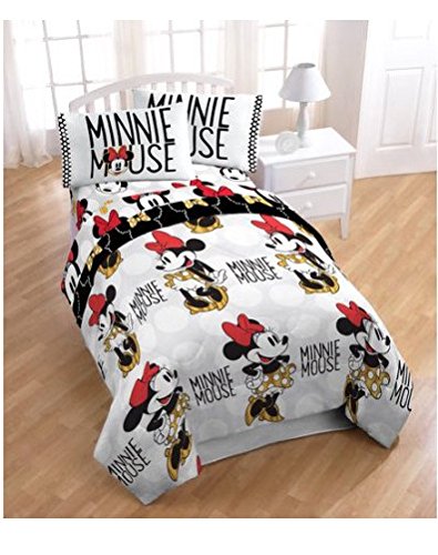 Disney Minnie Mouse Full Size Piece Bedding Disney Minnie Mouse S Twin Comforter Sheet Set Bonus Tote 5 Piece Bed