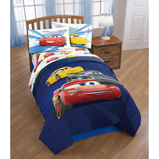 Disney Cars Lightning Mcqueen Boys Kids Twin Comforter Sheets K