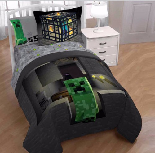 Mojang Minecraft Builders Boys Twin Comforter Sheets Bonus Pillow Mojang Minecraft Builders Boys Twin Comforter Sheets Bonus Pillow Sham J 5 Piece Bed In A Bag