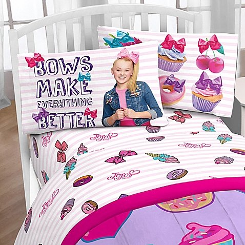 Nickelodeon Jojo Siwa Full Comforter, Jojo Twin Bedding Sets