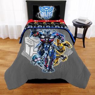 Hasbro Transformers 5 Autobot Boys Twin Comforter Sheets Bonus