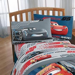 Disney Cars Lightning Mcqueen Boys Full Comforter Sheets Bonus