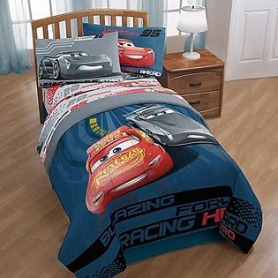 Disney Cars Lightning Mcqueen Boys Full Comforter Sheets Bonus