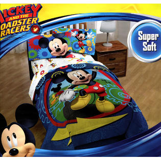 Disney Mickey Mouse Clubhouse Twin Comforter Sheet Set 4 Piece