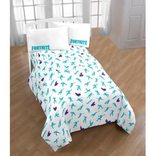 Kids Bedding Fortnite Gaming Boys Twin Comforter, Sheet Set, Bonus Sham