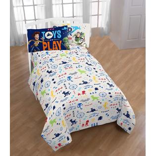 Disney Toy Story 4 Woody Buzz Forky Boys Kids Twin Comforter