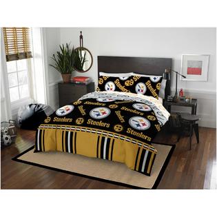 NFL Pittsburgh Steelers Full Comforter & Sheets (5 Piece Bedding)
