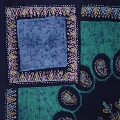 Homestead Authentic Batik Reversible Duvet Cover Cotton 106" x 96" Fits Queen-King Multi Color