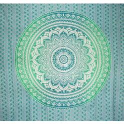 india arts tree of life tapestry cotton bedspread 108 x Tree of life tapestry cotton bedspread 108" x 88" full-queen turquoise