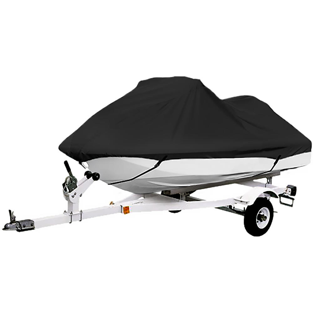 North East Harbor Black Trailerable PWC Personal Watercraft Cover Covers Fits 1-2 Seat Or 104"-115" Length Compatible with Waverunner, Sea Doo,