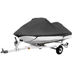 North East Harbor Gray Trailerable PWC Personal Watercraft Cover Covers Fits 1-2 Seat Or 104"-115" Length Compatible with Waverunner, Sea Doo, Jet