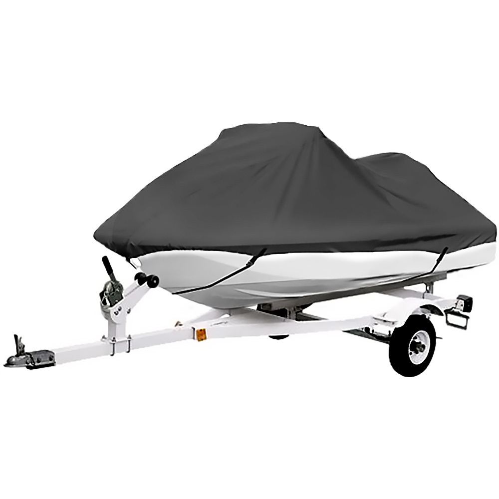 North East Harbor Gray Trailerable PWC Personal Watercraft Cover Covers Fits 2-3 Seat Or 127"-135" Length Compatible with Waverunner, Sea Doo, Jet