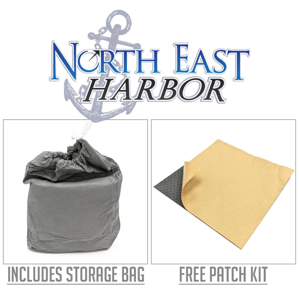 North East Harbor Superior Pickup Truck Cover - Waterproof All Weather Breathable Outdoor Indoor - Gray Color - Fits Pickup Trucks with Extended