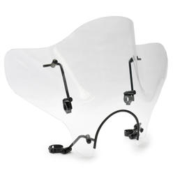 Krator 14" Clear Tinted Windscreen Windshield Compatible with Honda Valkyrie (1997-2003) Fits 7/8" or 1" Handlebars