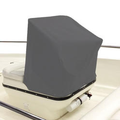North East Harbor Boat Center Console Cover Storage Cover- 40"L x 46"W x 45"H - Gray Heavy Duty Water Resistant Thick Polyester Fabric +